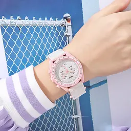 Жіночий наручний годинник 1982PK Pink Skmei acs0030438 - мініатюра 3
