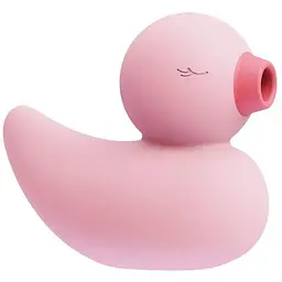 Вакуумний вібратор-качечка CuteVibe Ducky Pink - мініатюра 3