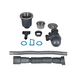 Кухонна мийка Lidz H6050B 3.0/0.8 мм Brush Black (LDH6050BPVD3008), Чорний - мініатюра 7