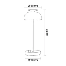 Настільна лампа Videx 8.5W 4000K+RGB White (VL-TF23W) - мініатюра 6