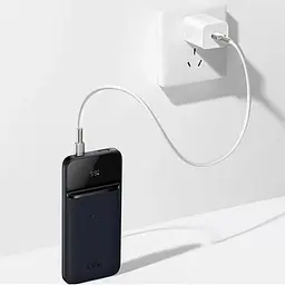 Портативна батарея Baseus Magnetic Wireless Quick Charging 20W 10000 mAh PPMT-03 Blue - мініатюра 4