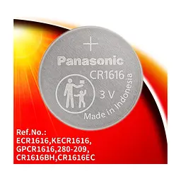 Батарейка CR 1616 Lithium 5pcs Blister Panasonic (CR-1616/5BE) - мініатюра 3