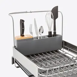 Підставка для сушки посуду KitchenAid Sinkware сіра (KEG896BXCGA) - мініатюра 9