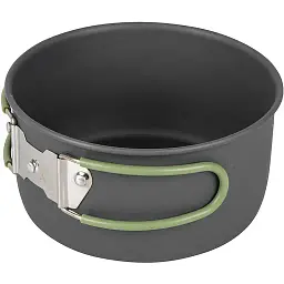 Набір посуду Bo-Camp Explorer Hard Anodized Grey/Green 4 предмети (2200244) - мініатюра 4