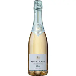 Вино безалкогольне ігристе Brut Dargent Chardonnay Free біле сухе 0.75 л