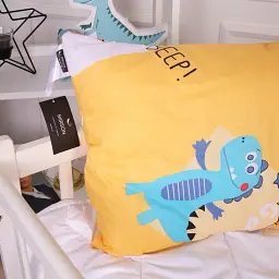 Набір антиалергенний MirSon зима Kids Time 20-0033 Good dinosaur 140x205 см бавовна: ковдра з подушкою (2200009664922) - мініатюра 7