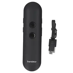 Голосовий електронний перекладач AI Translator T4 800мАч чорний - мініатюра 2