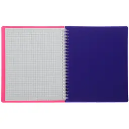 Зошит Buromax Fuchsia на пружині В5, 96 аркушів рожевий з фіолетовим (BM.2464-84) - мініатюра 3