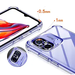 Чохол до мобільного телефона BeCover Anti-Shock Xiaomi Redmi 12C Clear (709176) - мініатюра 5