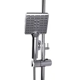 Душова система Globus Lux PIANO GLPN-0099 змішувач з тропічною лійкою для ванної кімнати з латуні - мініатюра 4