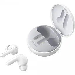 Навушники бездротові LG TWS Tone Free FN4 True Wireless White (HBS-FN4.ABRUWH) - мініатюра 5