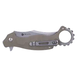 Ніж складаний кишеньковий Ruike P881-W, (7.6 см) 14C28N / G10 бежевий - миниатюра 2