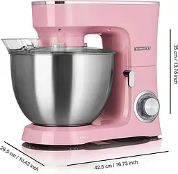 Міксер планетарний-тестоміс Heinrich's HKM 8078 Rosa 8.0 л - мініатюра 3