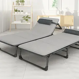 Розкладне ліжко Leobro з Mesh-матрацом і подушкою Striped (LB-FB-A2-STR) - мініатюра 2
