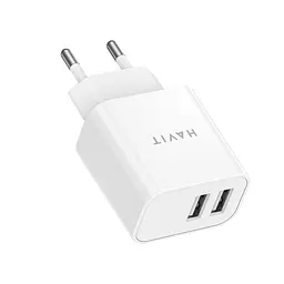 Зарядний пристрій HAVIT UC006B 15W 2xUSB-A White HAVIT (28693-000) - мініатюра 5