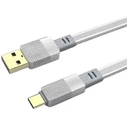 Швидкий кабель для заряду сила струму 3 ампери Joyroom Fast Charging S-M360 Type-C 1 м 3 A сріблястий