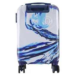 Валіза Semi Line 20" (S) White/Blue Print (T5653-1) - мініатюра 5