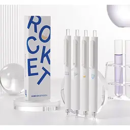 Набір ручок KacoGreen K1028 Rocket Plastic Gel Ink Pen 4шт [118450] - мініатюра 5