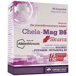 Вітаміни та мінерали Olimp Chela-Mag B6 Skurcz 60 капсул