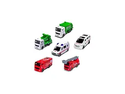 Машинка-моделька TECHNODRIVE в асортименті міні Міська служба - мініатюра 2