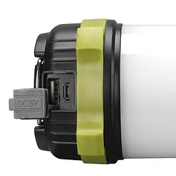 Ліхтар аккумуляторный S-link SL-F261 5WLed+40 SMD+20 Red Led 3000mAh USB+Powerbank Чорний - мініатюра 4