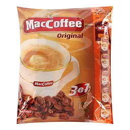 Кава MacCoffee 3 в 1, 2 кг (100 стіків х 20 г) (447274) - мініатюра 2