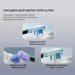 Електрична зубна щітка Oclean X Pro 20 Set Electric Toothbrush Black - мініатюра 2