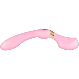 Вібромасажер Shunga Zoa Light Pink двосторонній