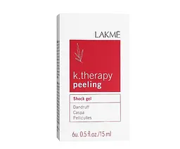Гель інтенсивної дії Lakme K.Therapy Peeling Shock Gel, проти лупи, 6 шт. х 15 мл - мініатюра 4