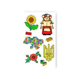 Тату тимчасове Міні конструктор Tattooshka L-59 Різнокольоровий shop (4825800010150) - мініатюра 1