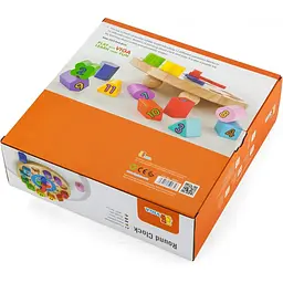 Набір для навчання Viga Toys дерев'яний пазл-сортер Годинник (59235) - мініатюра 3