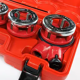 Набір клупів з тріскачкою Haisser 1/4", 3/8", 1/2", 3/4", 1", 1,1/4" 6 шт. (133148) - мініатюра 8