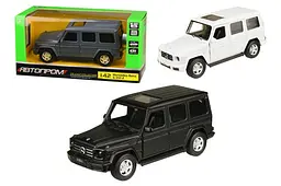 Іграшкова машинка позашляховик металева Mercedes-Benz G350D 1:42 Автопром 4325, 3 кольори, коробка 14,5 х6, 5х7 см
