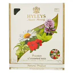 Набір чай Hyleys 9 смаків (асорті) 150 г (100 шт. x 1.5 г) - мініатюра 2