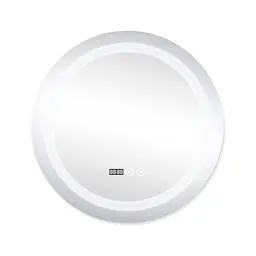 Дзеркало Qtap Mideya 600x600 (DC-F803) з LED-підсвічуванням та антизапотіванням QT2078F803W, Білий - мініатюра 3