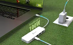 USB-Хаб j5create JCD373EW-N, USB Type-C 6-в-1 (JCD373EW-N) - мініатюра 5