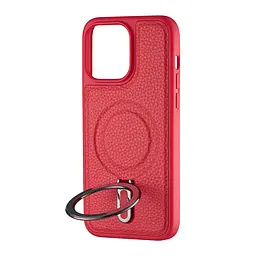 Чохол Jinduka Leather Ringo iPhone 15 Pro Max Red