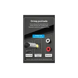 Концентратор Vention USB 3.0 to 4xUSB 3.0 0,15m black (CHKBB) - мініатюра 4