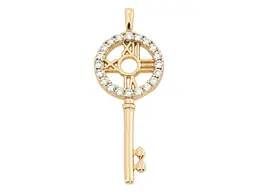 Кулон Xuping Позолота 18K Ключик для шнура, маленька петелька (183926)