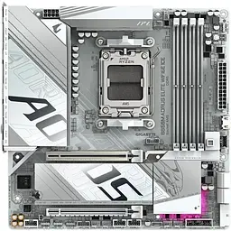 Материнська плата Gigabyte B850M AORUS ELITE WF6E ICE sAM5 B850 4xDDR5 M.2 Wi-Fi BT mATX