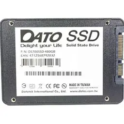 Накопичувач SSD 480GB Dato DS700 2.5" SATAIII TLC (DS700SSD-480GB) - мініатюра 5