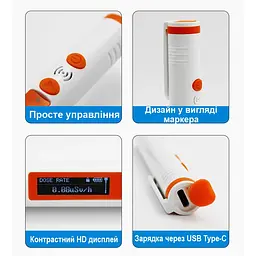 Дозиметр радіації портативний на акумуляторі у вигляді маркера Nectronix HFS-P3 (100900) - мініатюра 6