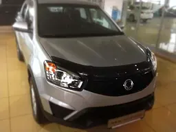 Дефлектор капоту мухобійка для Ssang Yong Korando 2013- - мініатюра 2