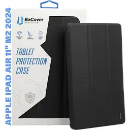 Чохол до планшета BeCover Tri Fold Hard Apple iPad Air 11" M2/M3 (2024/2025) Black (711412)