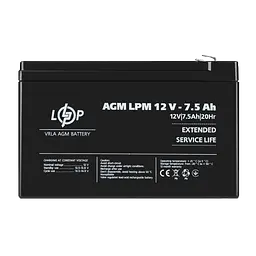 Акумулятор AGM LPM 12V - 7.5 Ah