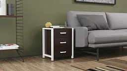 Тумба універсальна Ferrum-decor Вів'єн 3 50x41x40 білий ДСП Венге 16мм (FRD-106182) - мініатюра 6