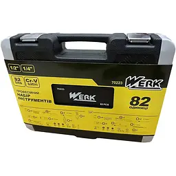 Набір інструментів Werk професiйний 1/2" i 1/4" 82 одиниці (128455) - мініатюра 2