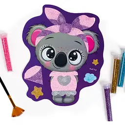 Набір для творчості Vladi Toys Glitter Art Блискучі звірята укр. мова (VT4501-11) - мініатюра 4