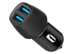 Автомобільний зарядний пристрій Promate Voltrip-Duo 17 W 2 USB (voltrip-duo.black) Black