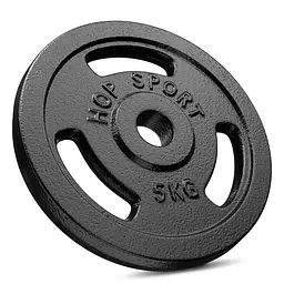 Сет з металевих дисків Hop-Sport Strong 4x5кг - мініатюра 2